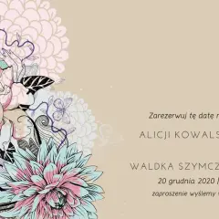 Twoje zaproszenie zachwyci! Wzory, savoir-vivre, DIY i Canva.