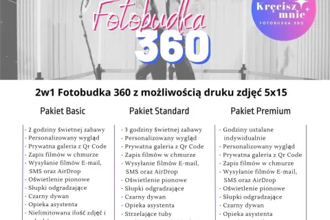 Fotobudka: Cennik, pakiety, 360 vs klasyczna. Wybierz idealną!