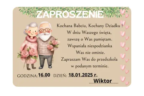 Zaproszenie dla dziadków: jak stworzyć niezapomnianą pamiątkę?