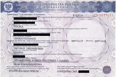 Zaproszenie dla cudzoziemca: Wiza to nie wszystko! Co dalej?