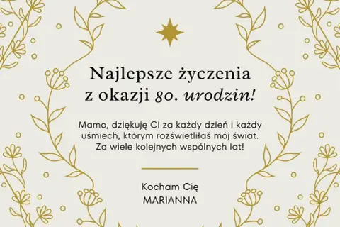 Jak napisać życzenia na 80. urodziny dla mężczyzny? Gotowe teksty!