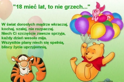 18. urodziny: Wzruszające, śmieszne, mądre życzenia wybierz idealne!