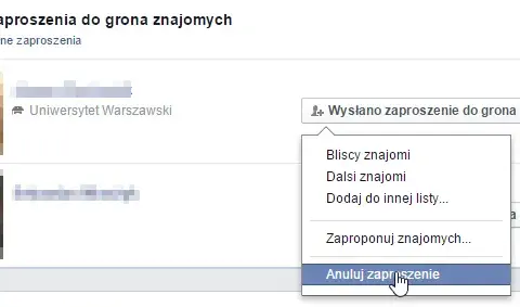 Szybko cofnij zaproszenie na Facebooku bez powiadomień!