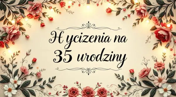 35 urodziny: Znajdź idealne życzenia śmieszne, mądre, wzruszające