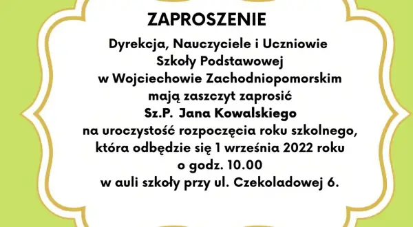 Jak zacząć zaproszenie z klasą? Gotowe zwroty na każdą okazję!