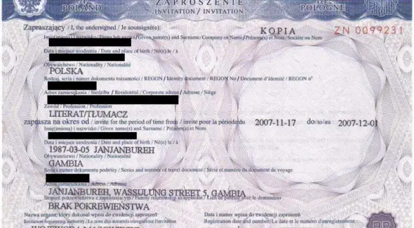 Zaproszenie dla cudzoziemca: Wiza to nie wszystko! Co dalej?