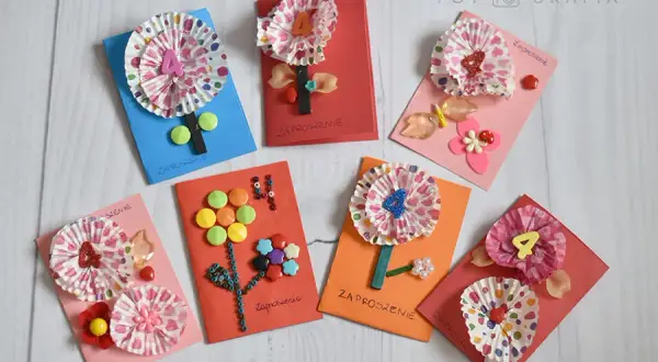 Kreatywne zaproszenia na urodziny dziecka DIY zaskocz gości!