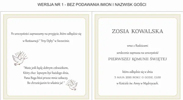 Wierszyki na Komunię: Gotowe teksty na zaproszenia, które wzruszą