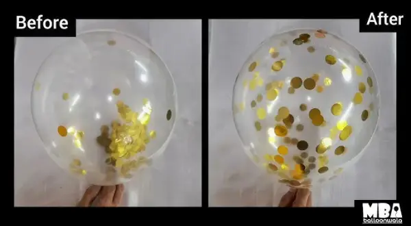 Jak napełnić balon konfetti? Triki, by zawsze przywierało!