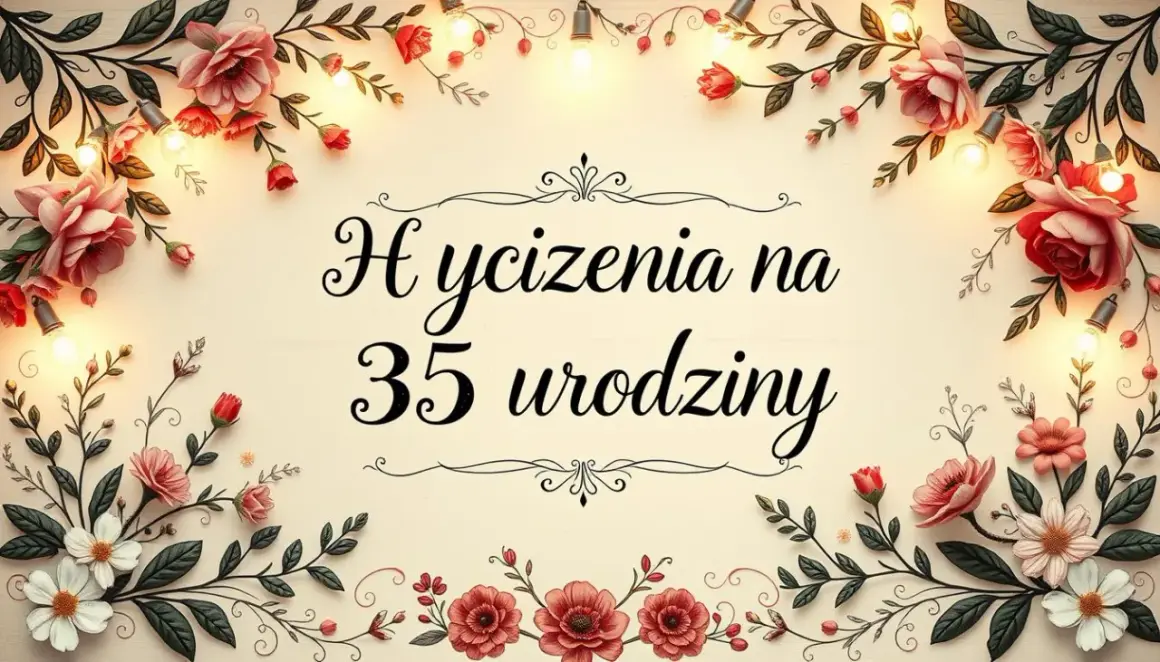 35 urodziny: Znajdź idealne życzenia śmieszne, mądre, wzruszające
