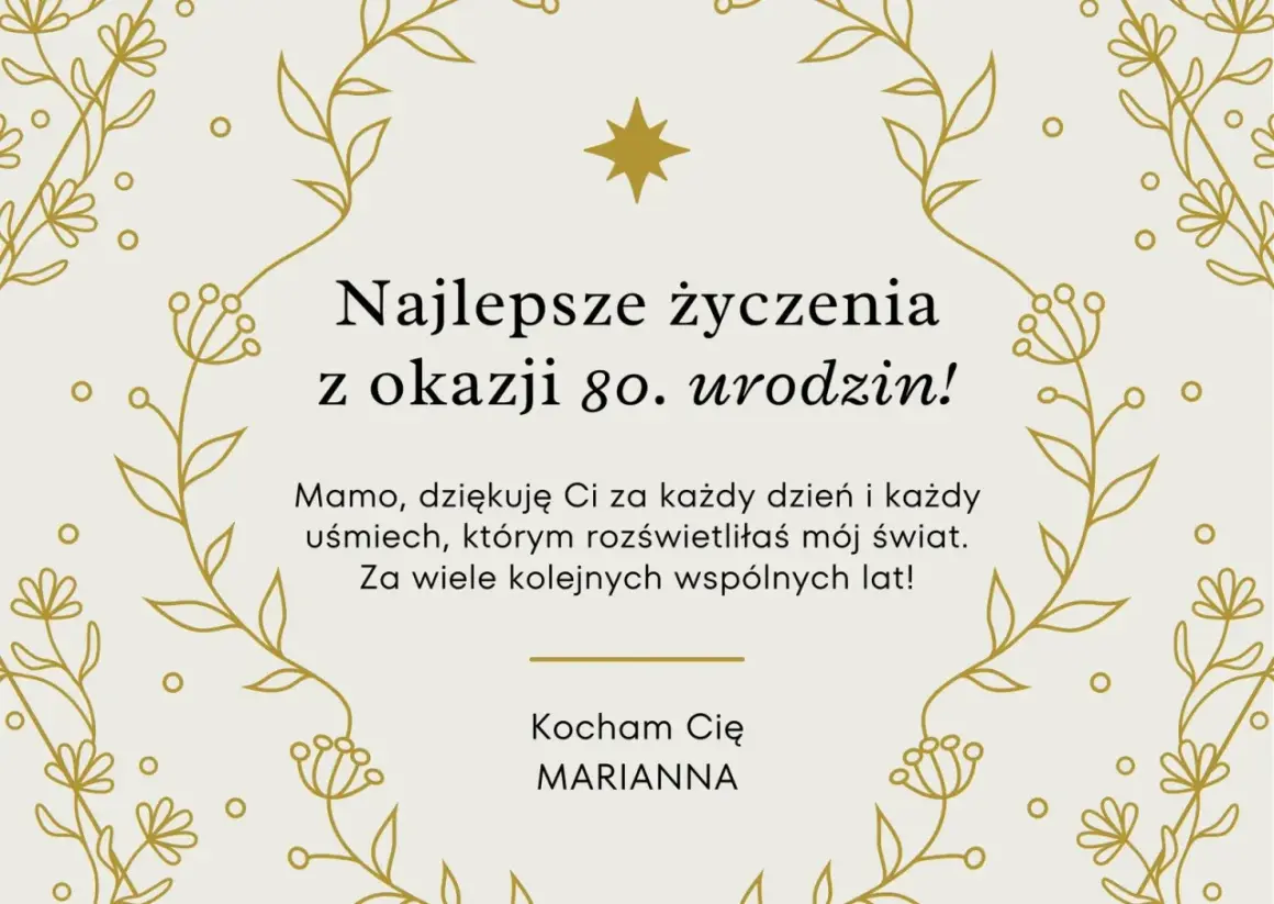 Jak napisać życzenia na 80. urodziny dla mężczyzny? Gotowe teksty!