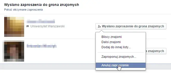 Szybko cofnij zaproszenie na Facebooku bez powiadomień!