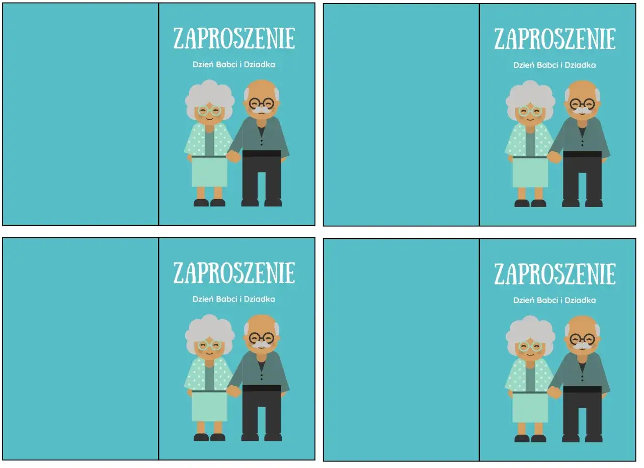 kreatywne zaproszenia DIY dla dziadków