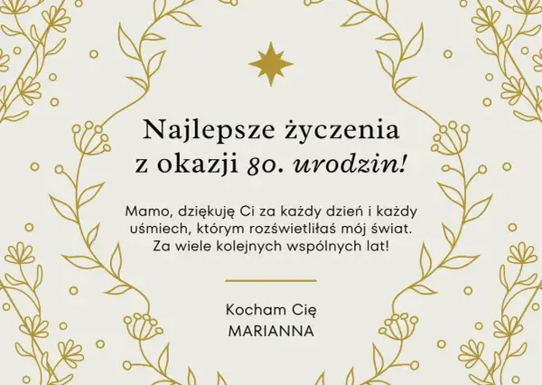 Jak napisać życzenia na 80. urodziny dla mężczyzny? Gotowe teksty!