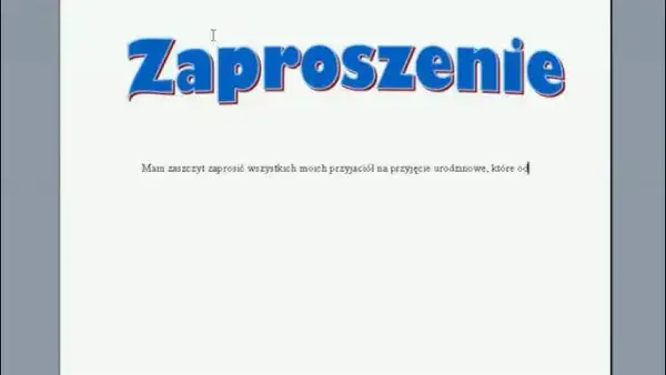 Zaproszenie dwustronne w Wordzie: Stwórz je krok po kroku!