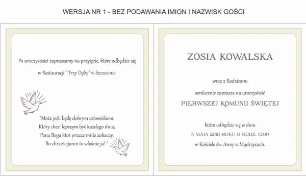 Wierszyki na Komunię: Gotowe teksty na zaproszenia, które wzruszą